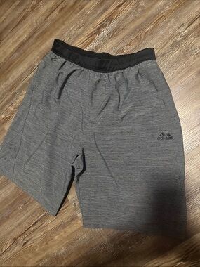 adidas Men's Charcoal Performance Training Shorts